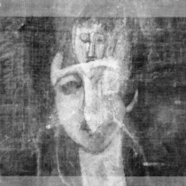 Hidden portrait found beneath a famous Modigliani work