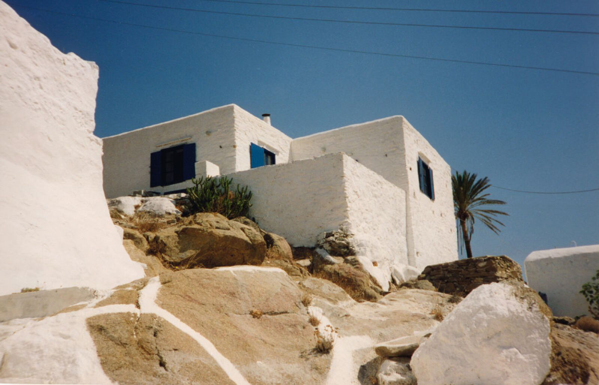 Summer residence, Chora, Ios, 1975.