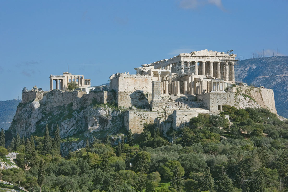 View of the Acropolis from the Pnyx © Archives of Acropolis Restoration Service (ESMA)