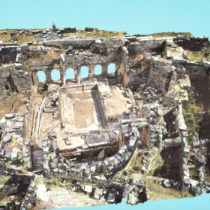 3D representation of Ancient Corinth and other monuments