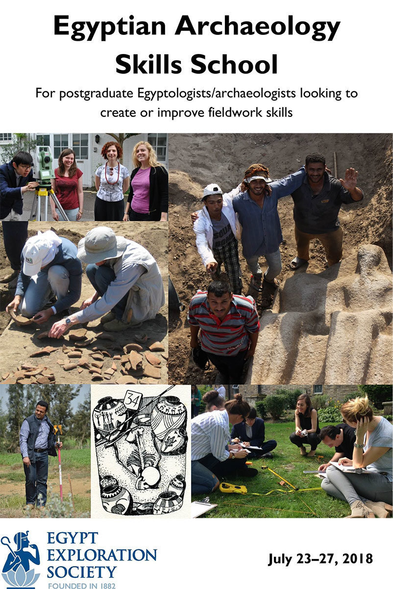 The Egyptian Archaeology
Skills School is a great opportunity to introduce students to
the various types of skills that are required on an excavation in Egypt and to give them the
chance to discover whether they have an aptitude for particular parts of the work. 