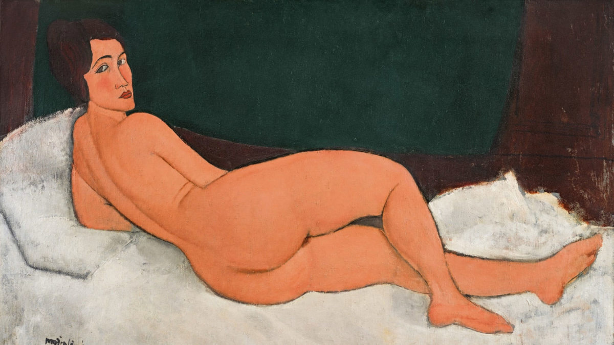 Amedeo Modigliani, “Reclining Nude”, 1917.