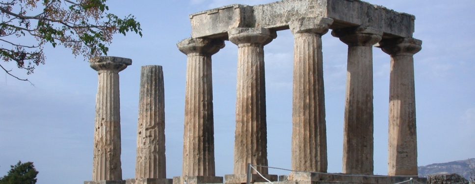 Temple of Apollo at Corinth.