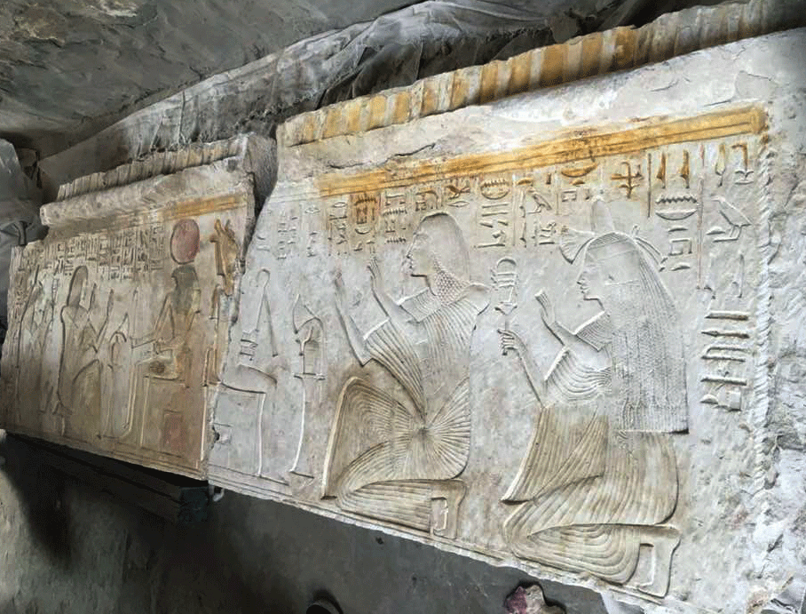 The artwork on the tomb walls indicates it was built in various phases, dating from the reign of Sethi I to that of Ramses II. Photo Credit: Luxor TImes.
