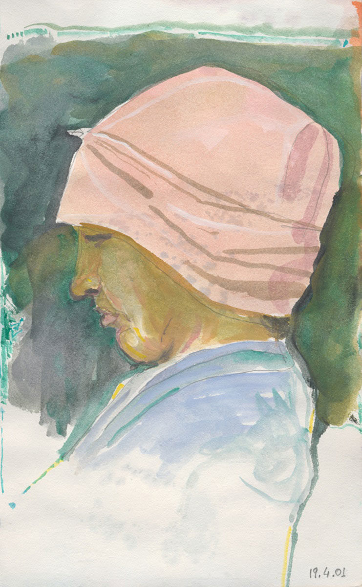 Work of Chronis Botsoglou from the exhibition “Painted Memories”. © courtesy of the artist