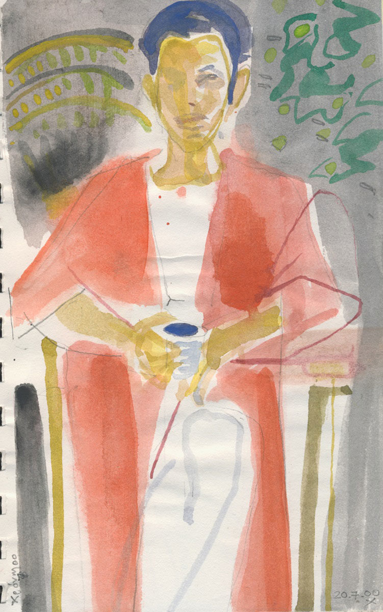 Work of Chronis Botsoglou from the exhibition “Painted Memories”. © courtesy of the artist