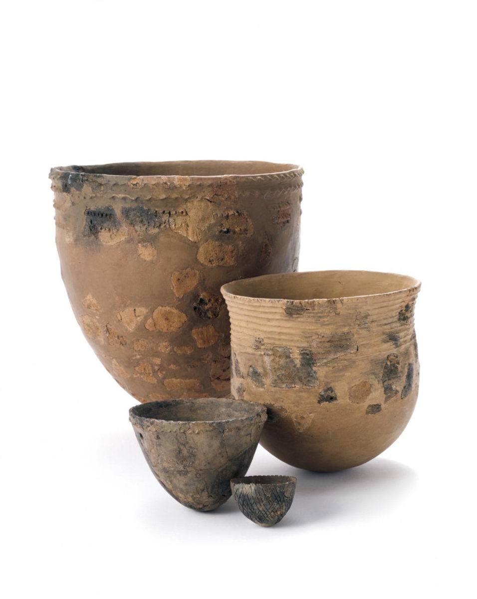 This is incipient Jōmon pottery from Hanamiyama site, Yokohama-shi, Kanagawa Prefecture, Japan. Credit: Nara National Research Institute for Cultural Properties