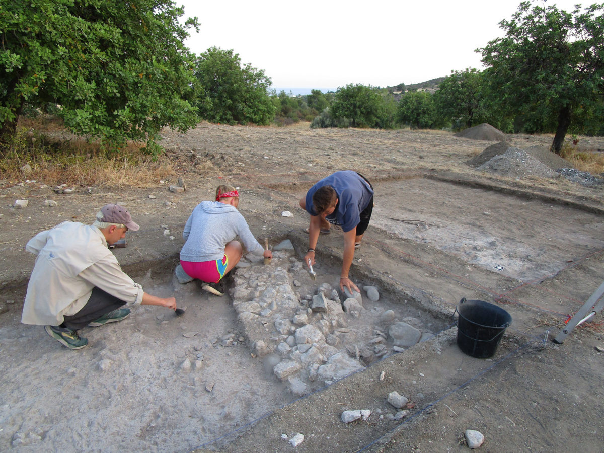 View of the excavations at Makounta-Voules. (Photo: Department of Antiquities of Cyprus)