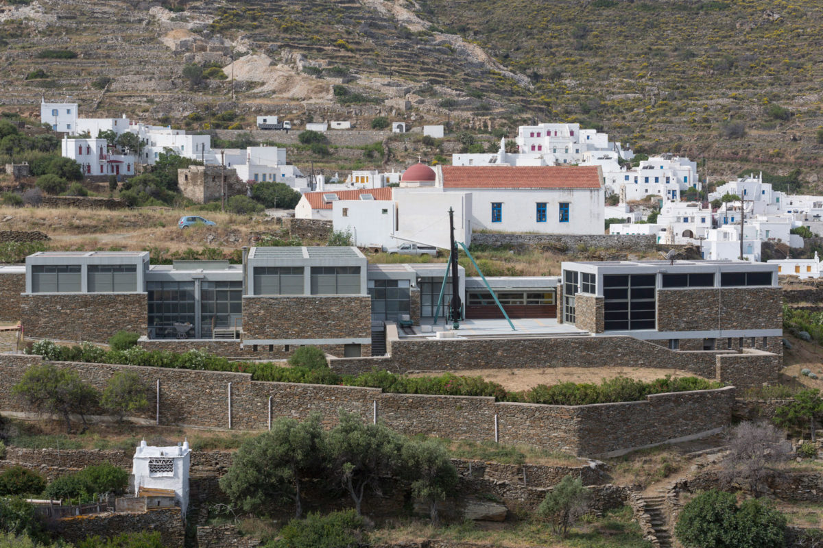 View of the exterior of the Museum of Marble Crafts that belongs to the Network of Museums of  the Piraeus Bank Group Cultural Foundation © PIOP, photo: Nikos Daniilidis.