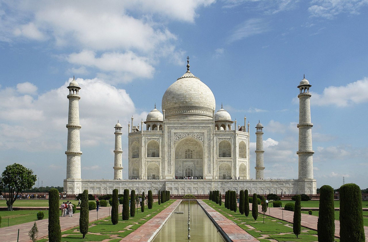The Taj Mahal (photo: Wikipedia).