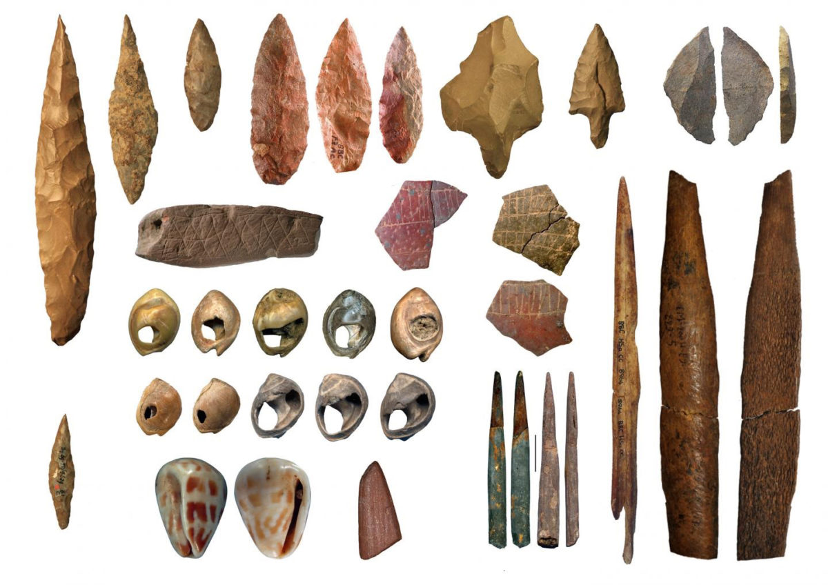 Middle Stone Age cultural artefacts from northern and southern Africa. Credit: Eleanor Scerri/Francesco d'Errico/Christopher Henshilwood