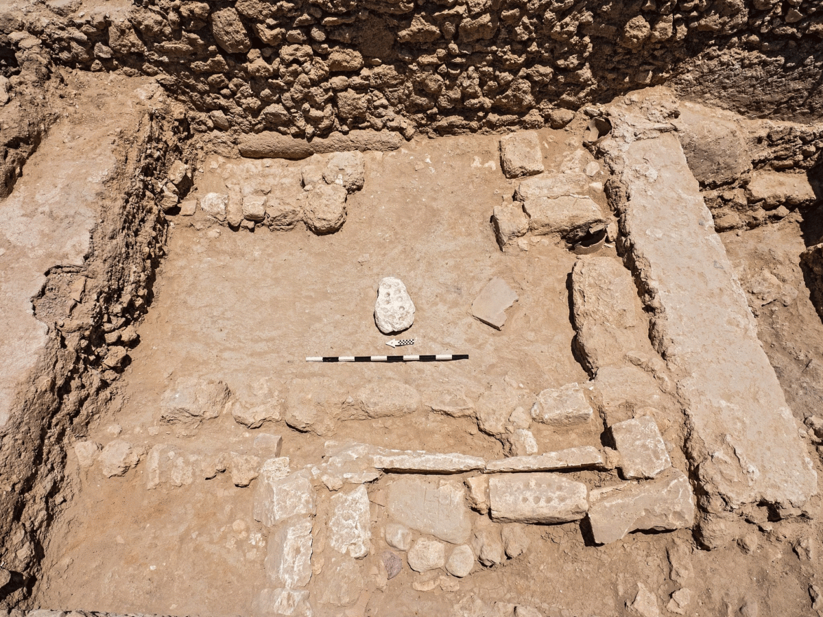 The game room in the northern Gedera excavation. Photo Credit: Assaf Peretz, Israel Antiquities Authority / Times of Israel.