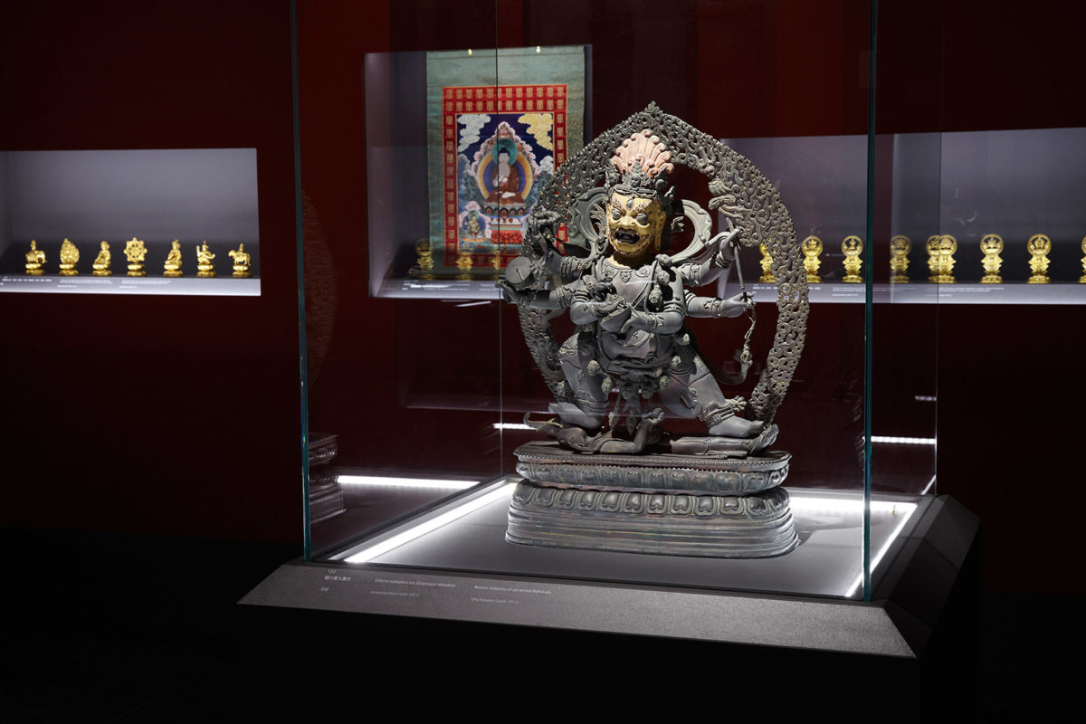 Bronze statuette of six-armed Mahakala
Qing Dynasty, Qianlong Reign (1735-1796). Photographed by Giorgos Vitsaropoulos.

