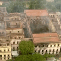 Fire at the Brazil’s oldest museum causes immense destruction