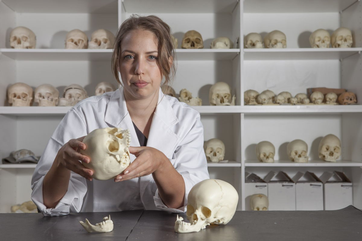 ANU PhD Scholar Clare McFadden. Credit: Lannon Harley, ANU.