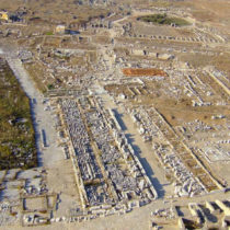 The temple of Apollo on Delos is being restored