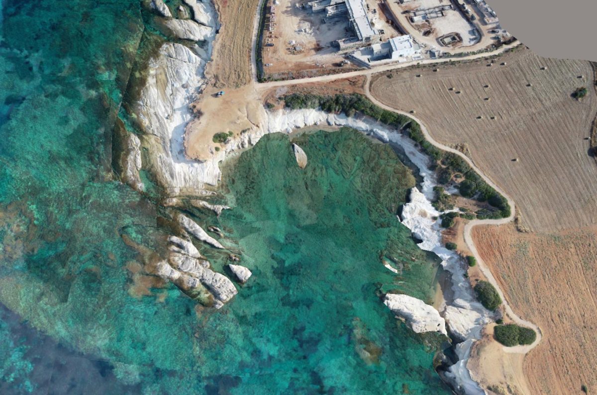 Maniki Harbor, Geronisos. 3D model.