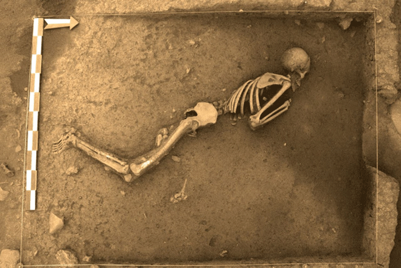 A 3,000-year-old burial found in the archaeological site of Marcavalle in Cusco. Photo Credit: Andina/Percy Hurtado Santillán/TANN.