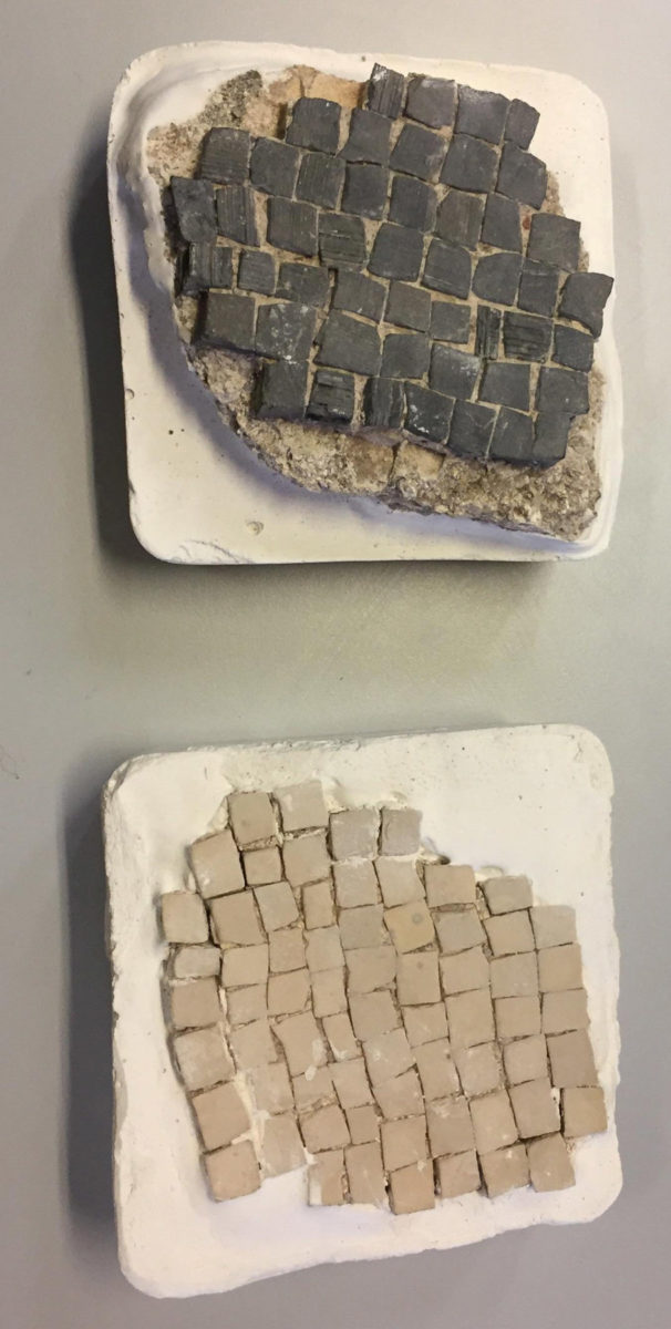 Sections of mosaic floors from Delos (photo: General Directorate of Antiquities and Cultural Heritage).