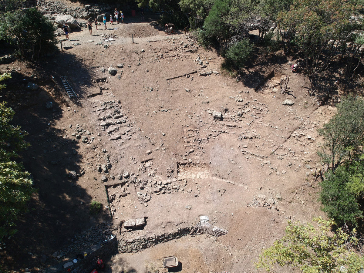 The Theatre at the Sanctuary of the Great Gods in Samothrace (photo: Ministry of Culture and Sports /Ephorate of Antiquities of Evros).
