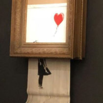€1.18 million for the self-destructed work by Banksy