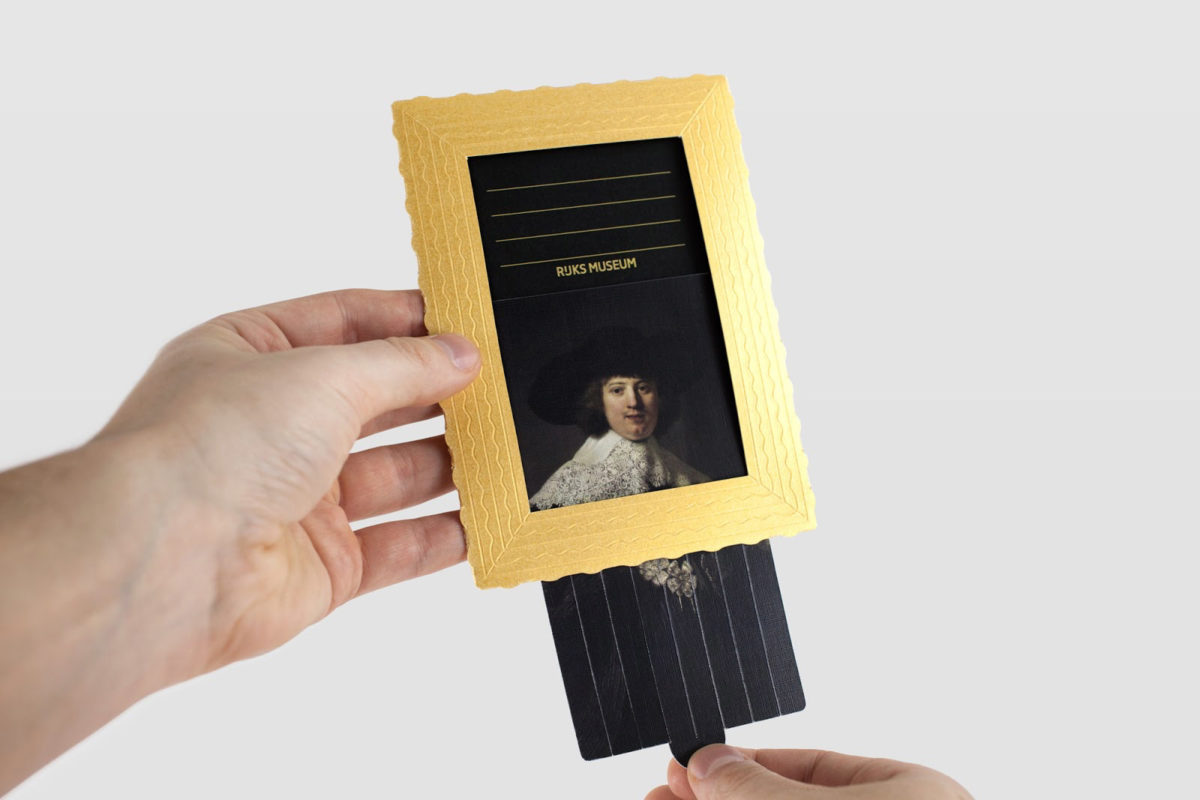 The White Russian designer created postcards that depict great works of art housed in big museums 