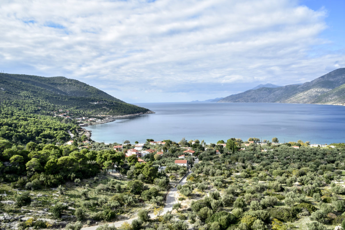 View from the restored tower (photo: Ephorate of Antiquities of West Attica).