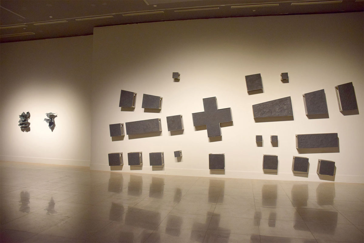 View of the exhibition “At the beginning was the word. Concepts - Images – Script” of the National Museum of Contemporary Art, Greece (EMST) showing at the National Art Museum of China (photo: EMST).