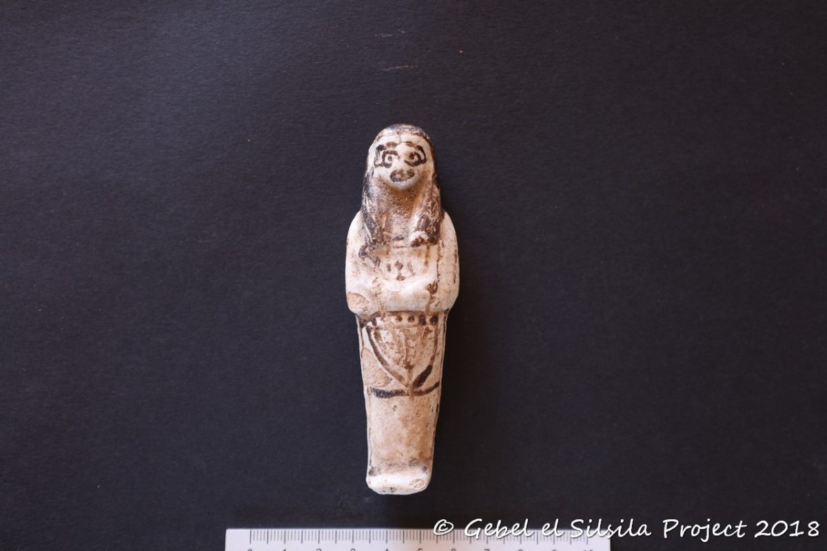 Gebel el Silsila Project 2018: Shabti figure.