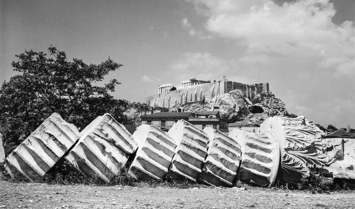 Photograph by Robert McCabe on show in the exhibition “Chronography-An Exhibition for the 180th anniversary (1837-2017) of the Archaeological Society”.