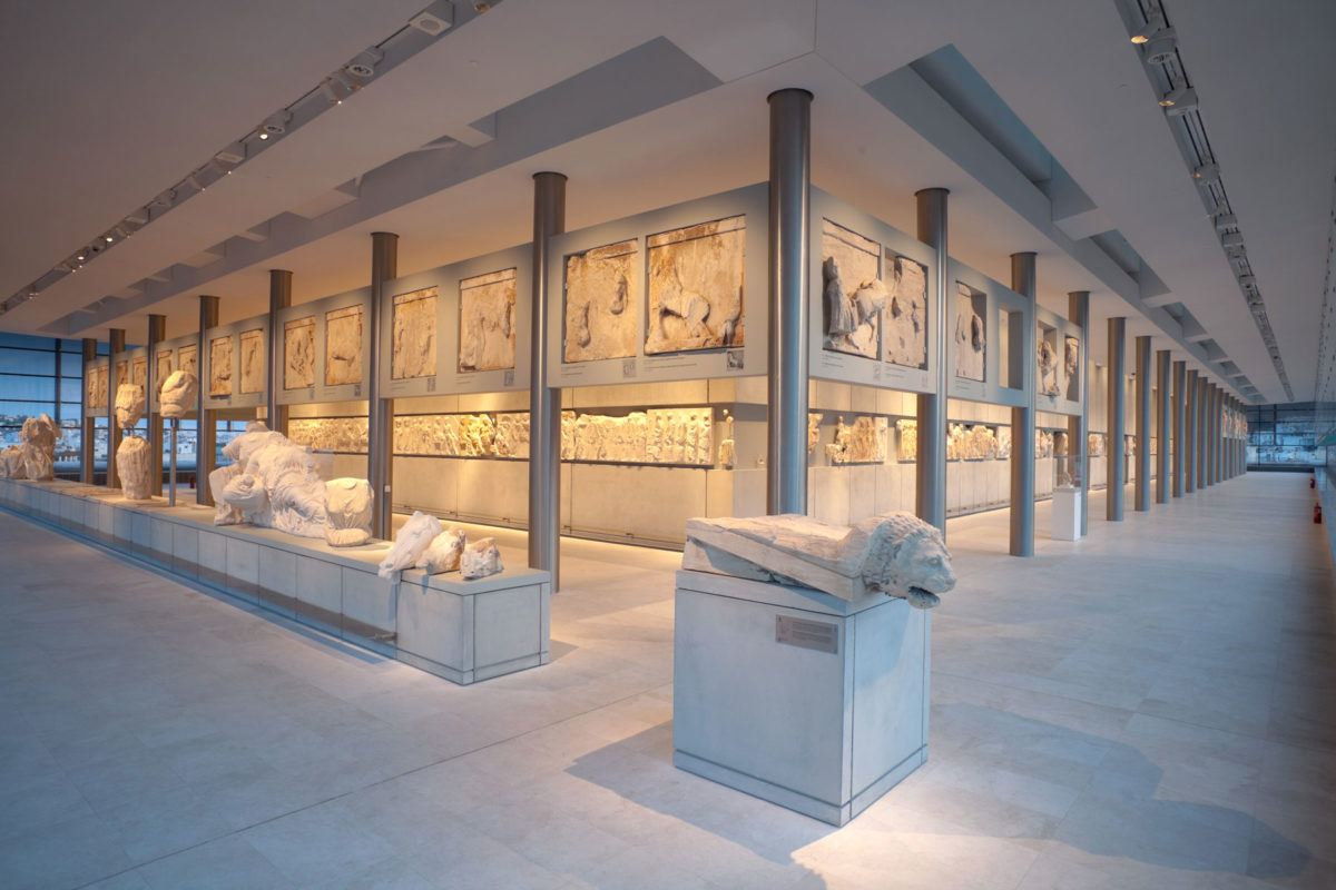 The Hall of the Parthenon. ©Acropolis Museum. Photo: Nikos Danielides.
