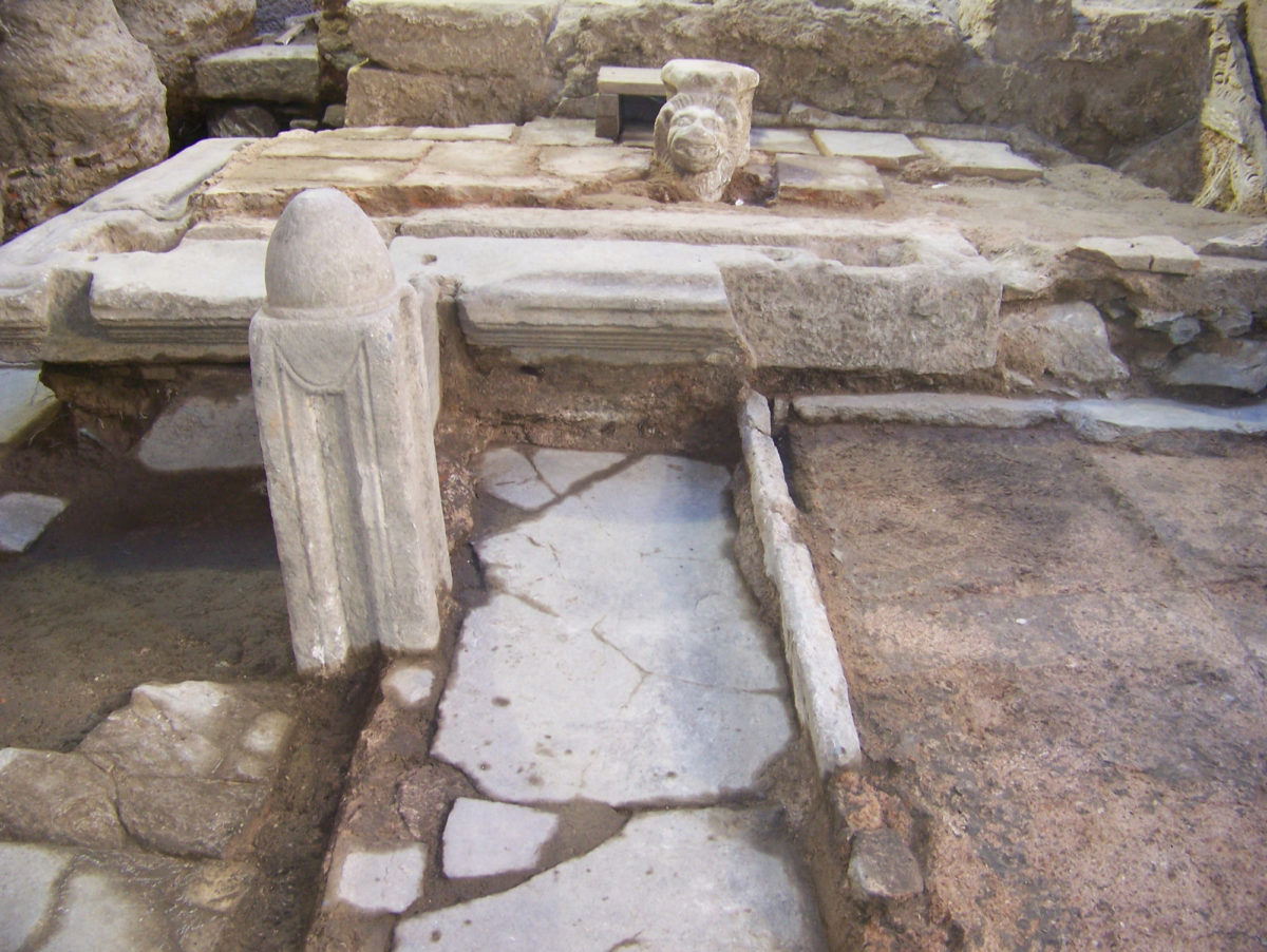 View of the excavation for the Thessaloniki Metro (Photo: Athens and Macedonian News Agency). 