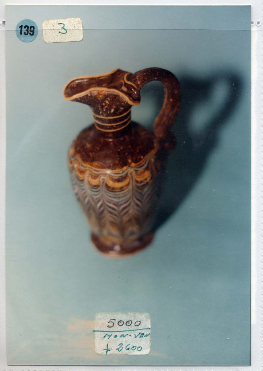 Fig. 1. The Greek oinochoe from the Medici archive. Photo credit: Christos Tsirogiannis.