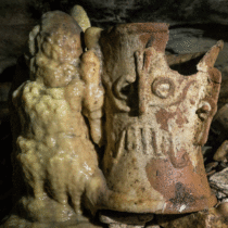 A trove with Mayan artefacts has been found in a Mexican cave