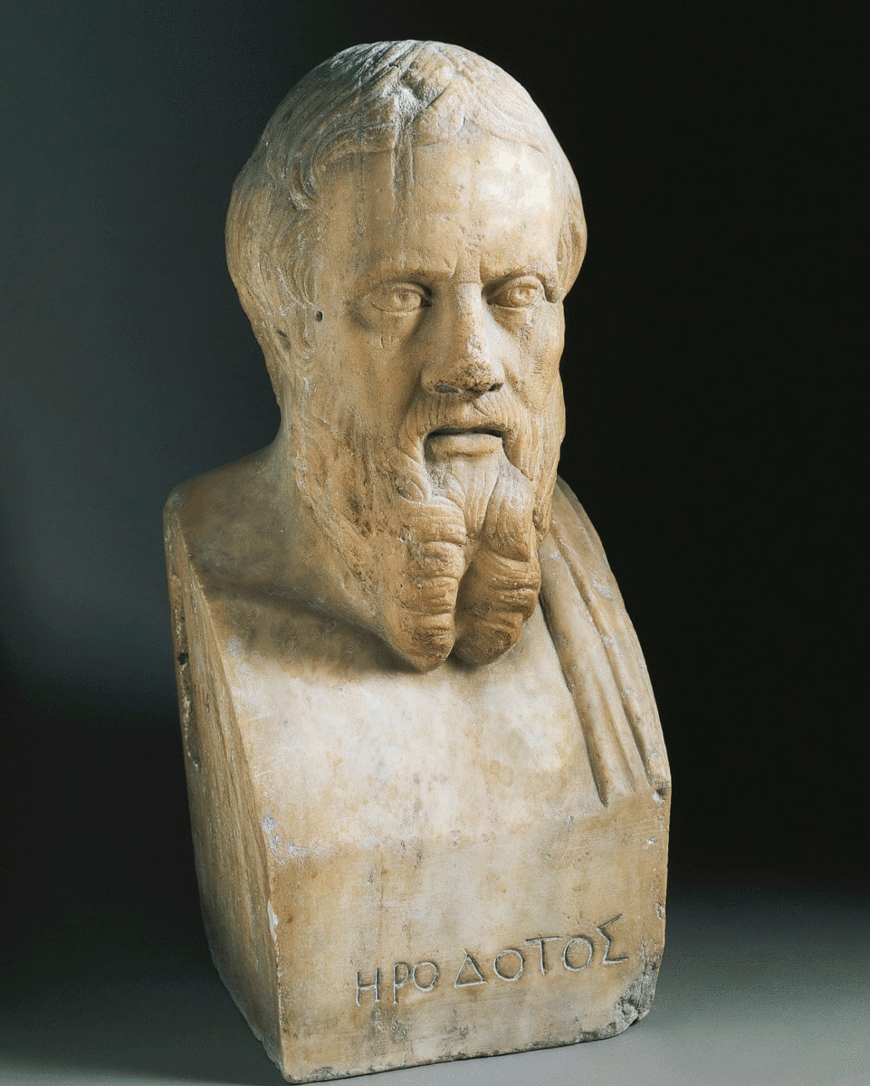 Bust of Herodotus of Halicarnassus (c484-425 BC). Photo Credit: G Nimatallah/De Agostini/Getty Images/The Guardian.
