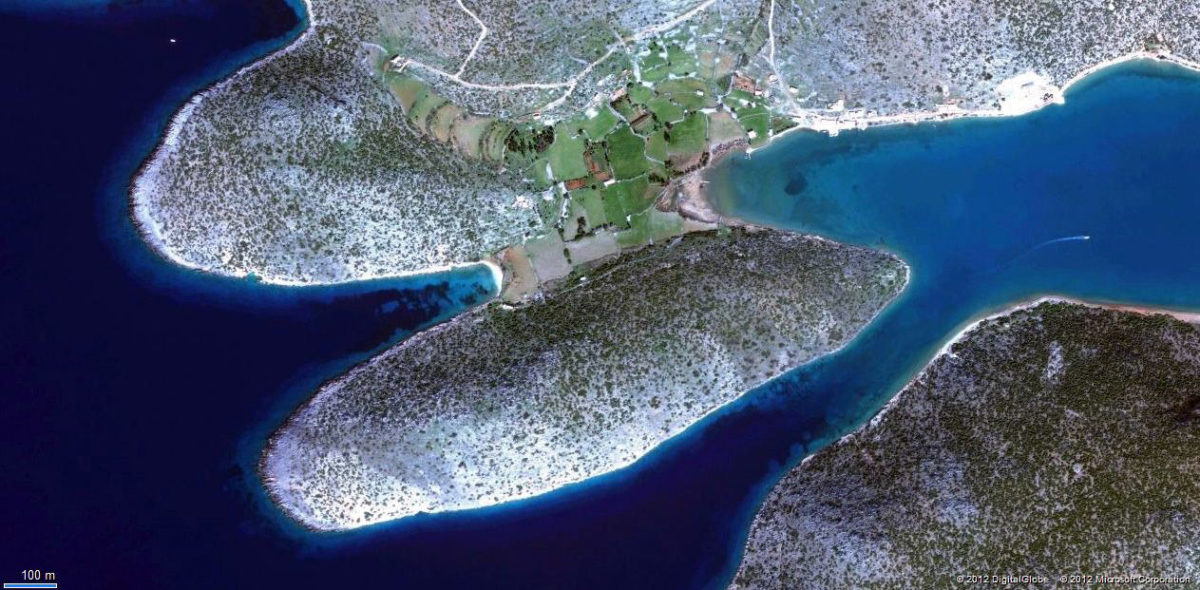 View of the site of Vathy on Astypalaia.