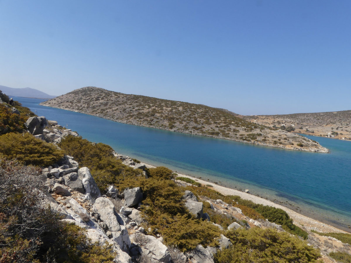 View of the site of Vathy on Astypalaia.