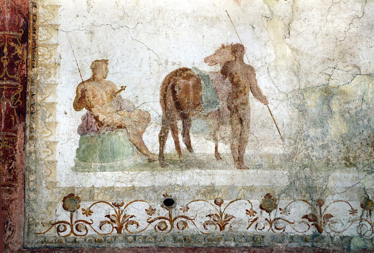 Fresco from the Domus Transitoria (photo: Wikipedia).