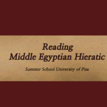 Last Call for Summer School in Hieratic in Pisa