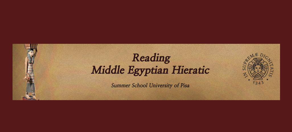 The intensive course will focus on decoding
hieratic script (basic), intensive practice of reading hieratic
supervised by teachers.