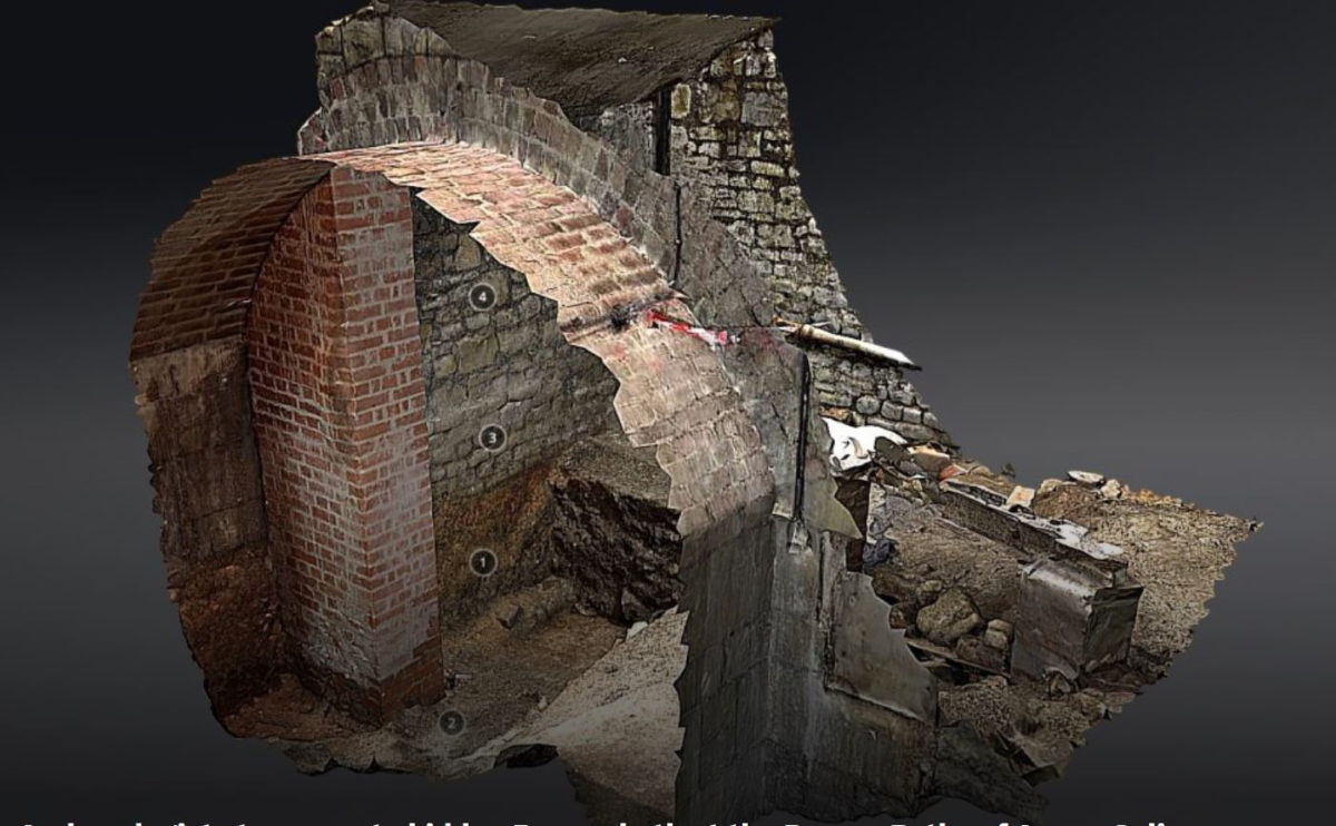 Period 2 bath, Roman Baths. Credit: Cotswold Archaeology