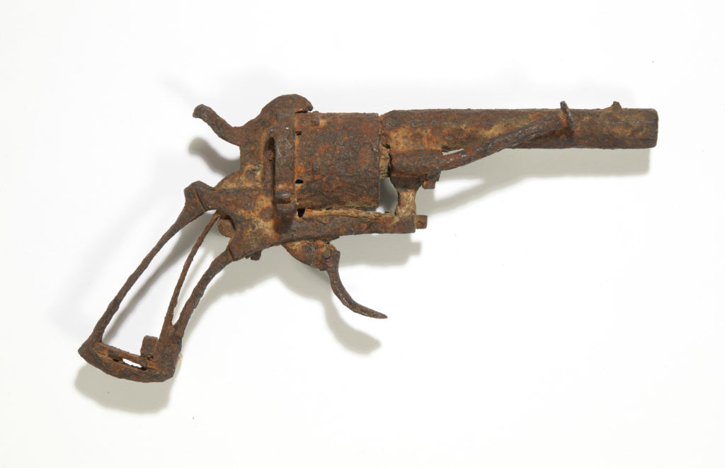 The revolver Van Gogh used to shoot himself is going up for sale through AuctionArt in Paris this June. Photo © Stéphane Briolant.