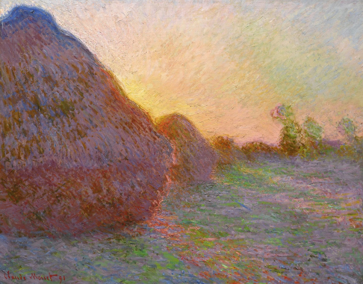 The painting by Claude Monet from the ‟Haystacks” series sold for a record price (photo: Sotheby's)