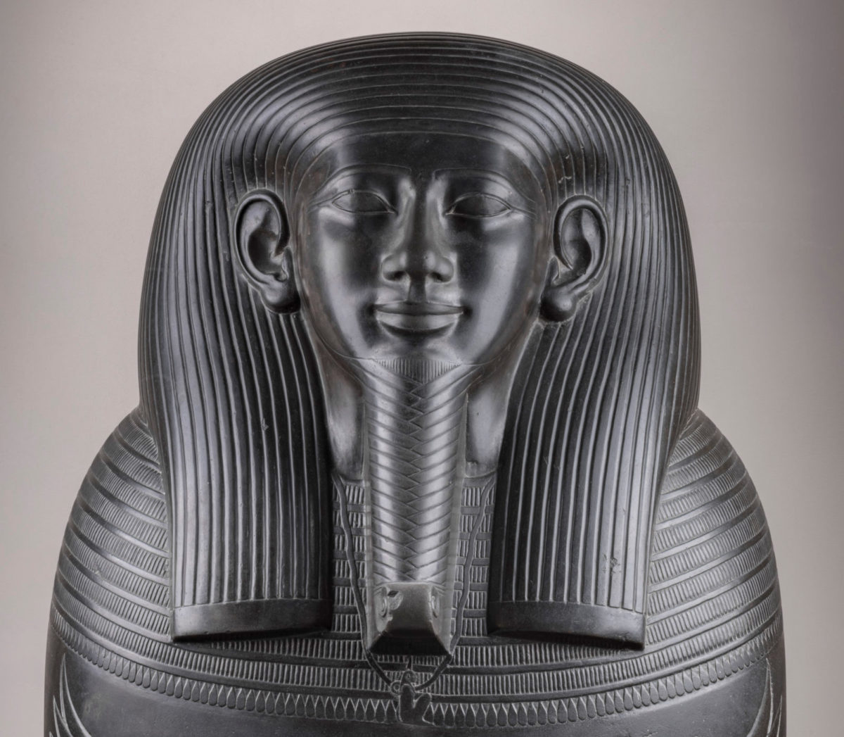 Lid of the sarcophagus of Ibi, 664-610 BC. © Museo Egizio