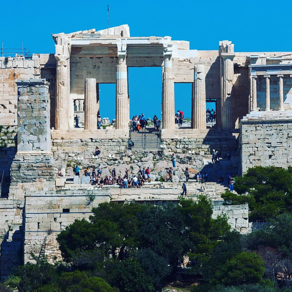 On the Acropolis of Athens. Photo: Ministry of Culture and Sports.