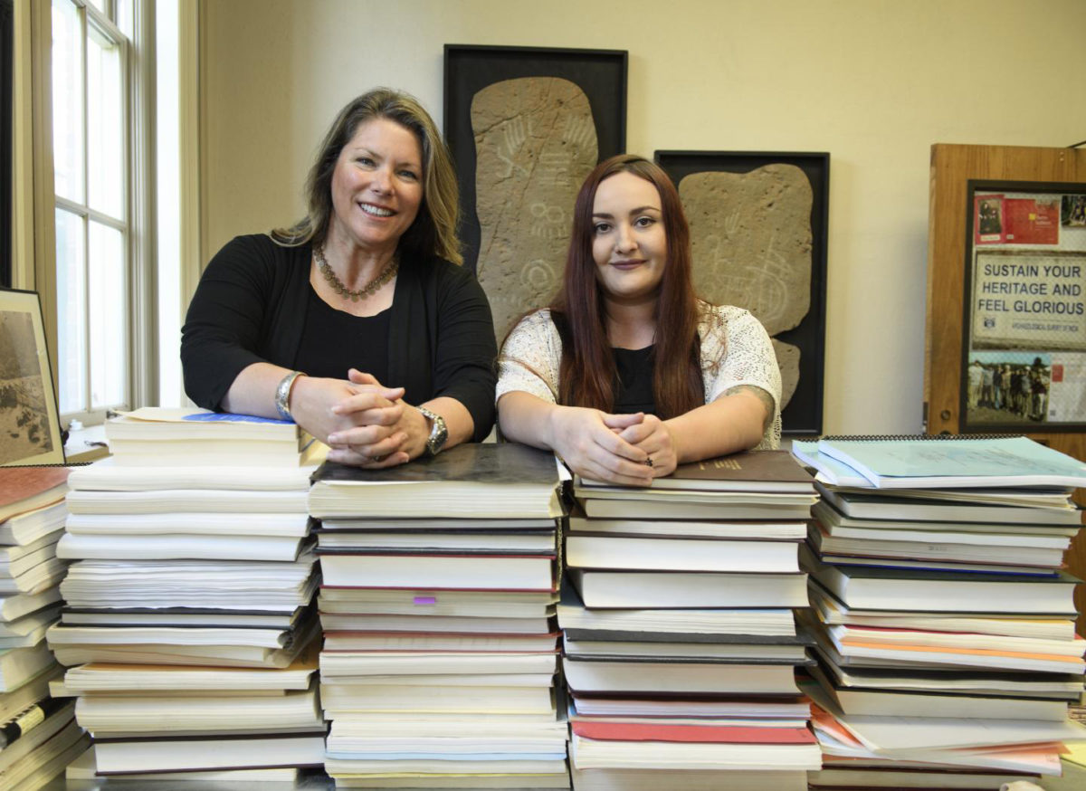 Shannon Tushingham and Tiffany Fulkerson, Washington State University archaeologists.
Credit: WSU