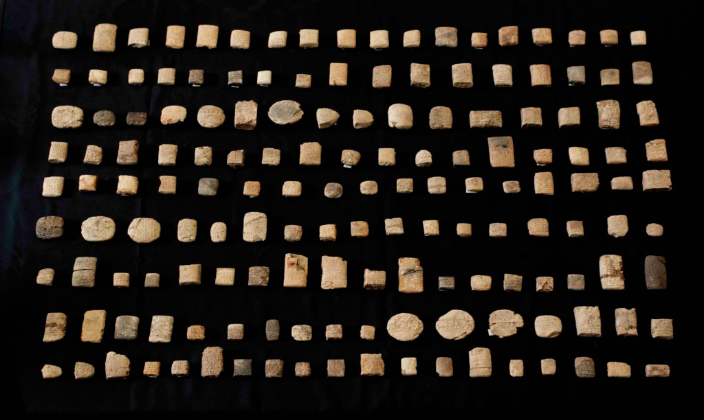 Cuneiform tablets, © Trustees of the British Museum.