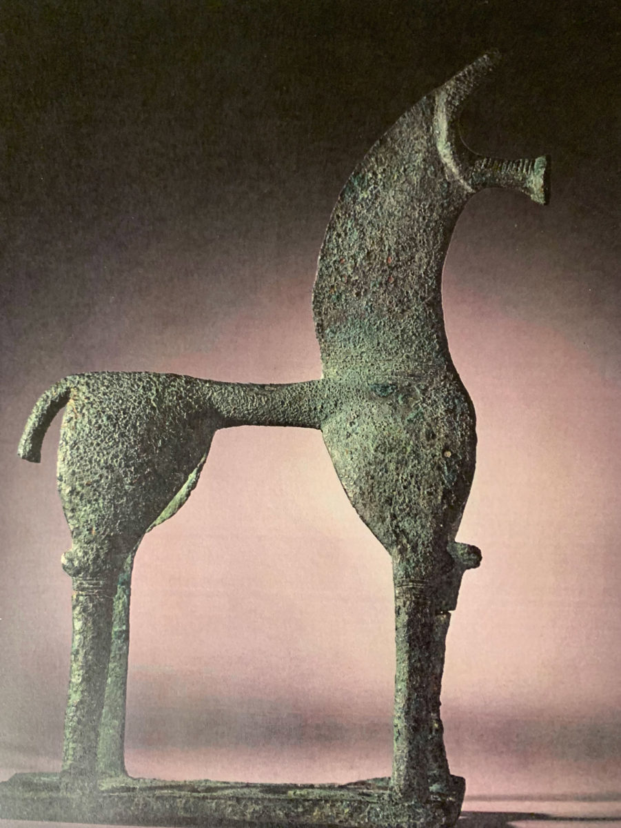 Bronze horse statuette of the 8th c. BC. (photo: Ministry of Culture and Sports) 