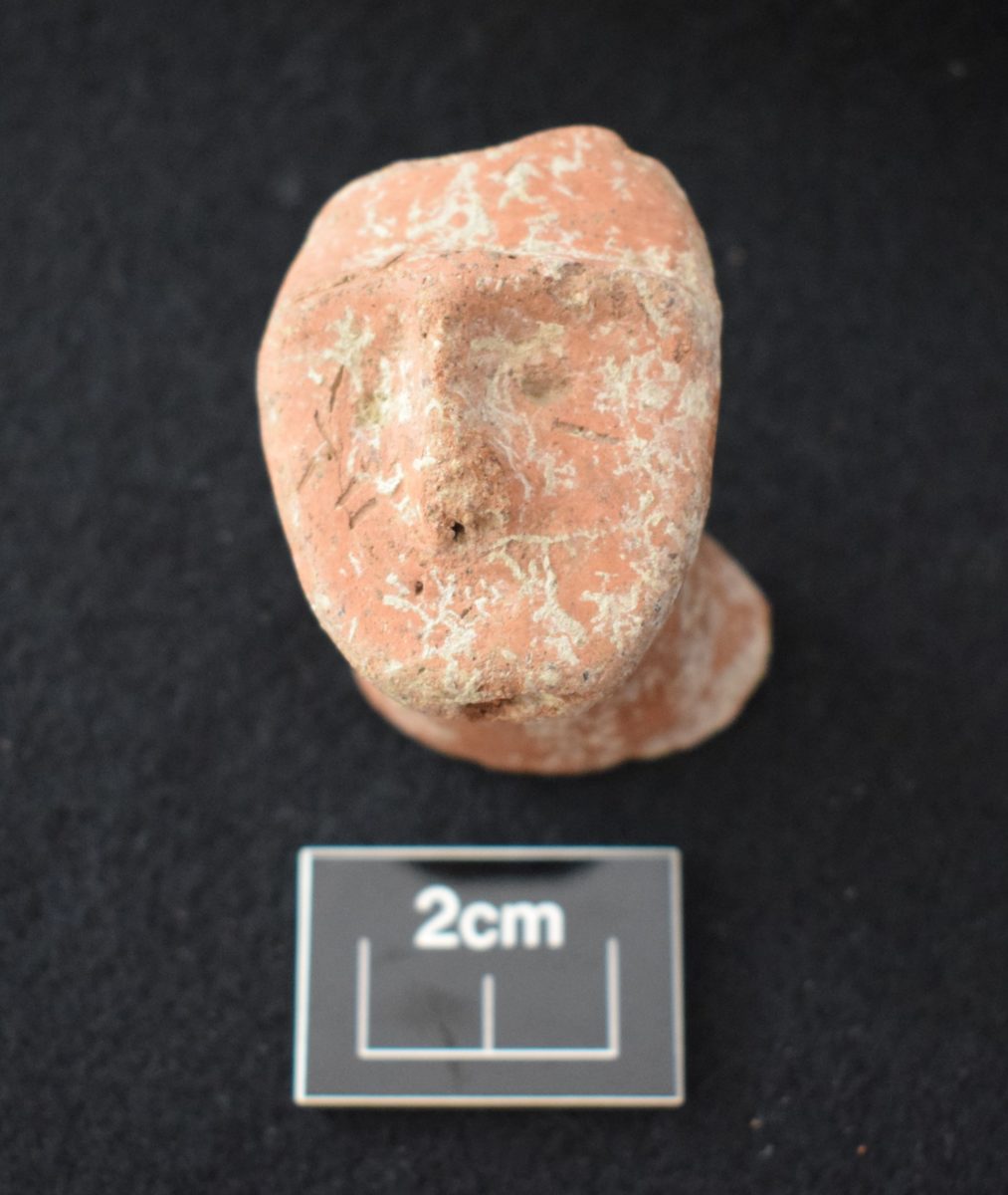 Fragment of clay figurine from Makounta-Voules. Photo: Department of Antiquities of Cyprus