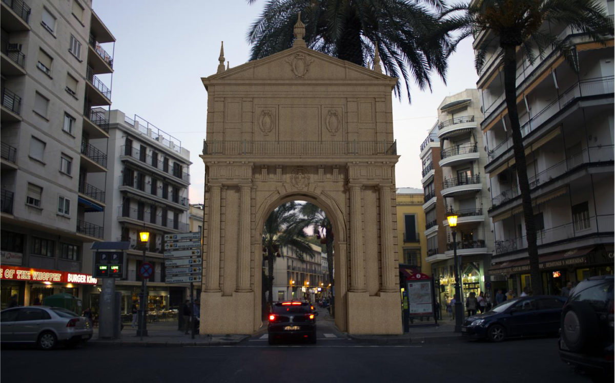 Puerta de Triana, virtual reconstruction. Credit: 
Universidad de Sevilla